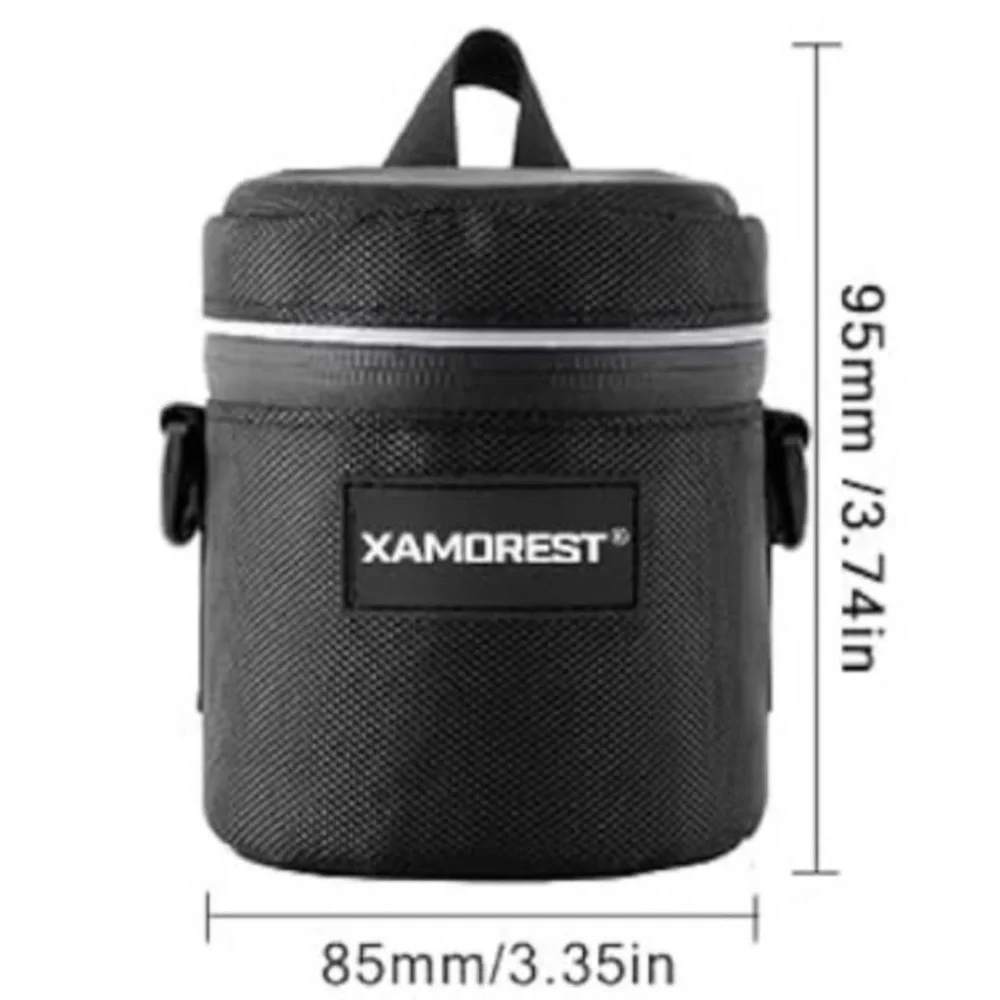 Camera Lens Case Lens Bag Compatible - Nylon, Black